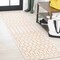 Jonathan Y Ourika Moroccan Geometric Textured Weave Cream/Yellow 2 ft. x 10 ft. Indoor/Outdoor Runner Rug SMB108J-210 - alternate 1