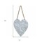 Homeroots 10" Gray Galvanized Metal Heart Shaped Welcome Wall Decor 379864 - alternate 7