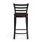 Flash Furniture HERCULES Black Ladder Back Metal Restaurant Counter Stool - Walnut Wood Seat XU-DG697BLAD-24-WALW-GG - alternate 8
