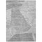 Homeroots 8' X 10' Gray Silver And Ivory Abstract Washable Indoor Outdoor Area Rug 587599 - alternate 9