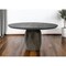 Homeroots 60" Brown Rounded Solid Wood Pedestal Base Dining Table 380474 - alternate 3