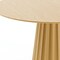 Homeroots 60" Brown Solid Wood Pedestal Base Round Top Dining Table 721028 - alternate 4