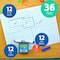 Flipside 9 x 12 Dry Erase XY Axis/Dry Erase, Two-Sided with colored markers and erasers - Class Pack 12 19100 - alternate 8