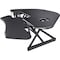 Lorell Corner Desk Riser - 40 lb Load Capacity - 18" Height x 45.50" Width - Desktop - Black 82014 - alternate 1