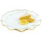 Homeroots 13 Mouth Blown Wavy Edge Gold Leaf Platter Or Charger 375742 - alternate 4