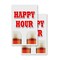Signmission Happy Hour, Vinyl Decals Only 24 Inch x 36 Inch, Vinyl Decal, 2PK DSB-2436-2PACK-Happy Hour - alternate 1