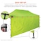 Ergodyne Lime Pop-Up Tent Sidewall - 10ft x 20ft 6197 - alternate 5