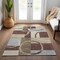 Homeroots 5' X 8' Brown And Ivory Geometric Washable Indoor Outdoor Area Rug 612564 - alternate 9