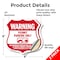 Signmission No Parking Without Permit Shield Sign Wa, 6 inch X 6 inch, Vinyl Decal, 2PK SHI-D-2PACK-6-398 - alternate 4