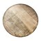Homeroots 32" Brown Solid Wood Round Distressed Drum Coffee Table 387693 - alternate 7