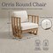 Alaterre Furniture Alaterre Orris Outdoor Patio Chair with Cushions and Accent Pillow Natural Wood Finish 80-OUTD-ORRIS-CH - alternate 6