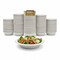 Eco Harmony Products Bagasse Bowls, PFAS-Free, Compostable, White, 7", 1000PK 804573 - alternate 1