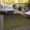 Homeroots 9' X 12' Olive Green And Charcoal Abstract Washable Indoor Outdoor Area Rug 588964 - alternate 7