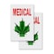 Signmission Medical Cannabis Dispensary, Vinyl Decals Only 24 Inch x 36 Inch, Vinyl Decal, 2PK DSB-2436-2PACK-MedicalCannabisDispensary - alternate 1