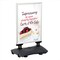 M&T Displays 24x36 Inch Poster Sign Holder Aluminum WindPro Lite Silver Sidewalk Sign, Weather & Wind Resistant USWPL10N24x2000 - alternate 4