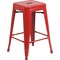 Flash Furniture 24" High Backless Red Metal Counter Height Stool CH-31320-24-RED-GG - alternate 1