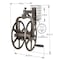 Liberty Garden Garden 712 Single Arm Navigator Multi-Directional Garden Hose Reel 712-B - alternate 4