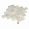 Apollo Tile Artisana 12x12 in. Silver White Textured, Foiled Stone Arabesque Lantern Mosaic Wall Tile, 5PK APLBRJ882A - alternate 8