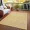 Homeroots 5' X 8' Gold Floral Washable Indoor Outdoor Area Rug 607363 - alternate 9