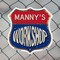 Signmission Manny's Workshop, 6 Inch X 6 Inch, Plastic Sign SHI-P-6-489-MANNY - alternate 3