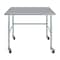 Amgood 30in D x 48in L Stainless Steel Open Base Table, 3in Casters AMG WT-3048-RCB-WHEELS-Z - alternate 6