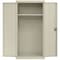 Sandusky Lee Wardrobe Storage Cabinet, 72 in H, 36 in W, 24 in D, Recessed, Keyed, Putty, 1 Shelves EAWR362472-07 - alternate 1
