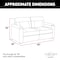 Lippert DESTINATION TRIFOLD SOFA 68IN (NORLINA) 2020128771 - alternate 11