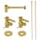 Kingston Brass Plumbing Sink Trim Kit with Bottle Trap, Brushed Brass CC43107DLLKB40 - alternate 1