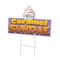 Signmission Caramel Sundae Die Cut Yard & Stake outdoor plastic coroplast window, C-DC-1824-DS-Caramel Sundae19 C-DC-1824-DS-Caramel Sundae19 - alternate 1