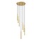Z-Lite Forest 7 Light Chandelier, Modern Gold, 18 In W x 12 In H 919MP12-7R-MGLD-LED - alternate 4