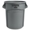 Rubbermaid Vented Round Brute Container, 20 Gal, Gray FG262000GRAY - alternate 4