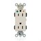 Leviton Straight Blade Receptacle, 5-15R, 15 A, 125V AC, Isolated Ground MD820-IGT - alternate 1