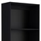 Homeroots 71" Black Five Tier Bookcase with Two doors 546341 - alternate 12