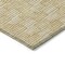 Homeroots 3' X 5' Gold And Beige Geometric Washable Indoor Outdoor Area Rug 594995 - alternate 8