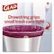 Glad OdorShield Small Drawstring Trash Bags, 4 gal, Cherry Blossom Scent, 0.5 mil, 18" x 17", Pink, 34PK 79274 - alternate 7
