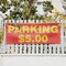 Signmission Parking $5 Dollars, 48 Inch x 120 Inch, Vinyl Banner B-120-30778 - alternate 5