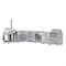 Koolmore Dual Fuel Pizza Oven, Corner Cabinet, Fridge and Cabinet, Sink, Side Burner, BBQ Grill and Cabinet KM-OKSKIT-CONFIG107 - alternate 1