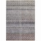 Homeroots 8' X 10' Brown Black And Brick Red Striped Washable Indoor Outdoor Area Rug 605690 - alternate 6