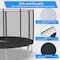 Simple Deluxe Recreational Trampoline with Enclosure Net - Outdoor Trampoline for Kids and Adults Family Happy Ti SOTRPLINEGAPBLK12 - alternate 7