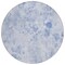 Homeroots 8' Sky Blue And Denim Blue Round Floral Washable Indoor Outdoor Area Rug 583132 - alternate 9