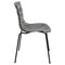 Leisuremod Astor Plastic Dining Chair with Black Steel Base Water Ripple Design in Transparent Black ACBL-20TBL - alternate 8