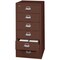 Fireking 6 Drawer, 1 Hr Fire, Vertical, 25" wide for Card Check & Notes Brown 6-2552-CBR - alternate 4