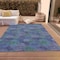 Homeroots 5' X 8' Purple Lavender And Green Polka Dot Washable Indoor Outdoor Area Rug 614696 - alternate 8