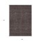 Homeroots 9' X 12' Chocolate And Black Geometric Washable Indoor Outdoor Area Rug 595545 - alternate 5