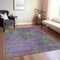 Homeroots 9' X 12' Purple And Green Abstract Washable Indoor Outdoor Area Rug 609392 - alternate 6