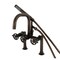 Kingston Brass 7" Center Deck-Mount Clawfoot Tub Faucet with Hand Shower, Oil Rubbed Bronze AE8405CG - alternate 1