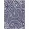 Homeroots 3' X 5' Plum And Ivory Geometric Washable Indoor Outdoor Area Rug 631395 - alternate 8