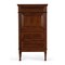 Homeroots 28" Brown Rubberwood Solid Manufactured Wood Secretary Desk With Three Drawers 389426 - alternate 8