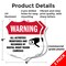 Signmission Video Surveillance Shield Label Set Warn, 6 inch X 6 inch, Plastic Sign, 2PK SHI-P-2PACK-6-467 - alternate 5
