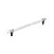 Amerock Carrione 10-1/16 inch 256mm Center-to-Center Marble White/Oil-Rubbed Bronze Cabinet Pull BP36664MWORB - alternate 1